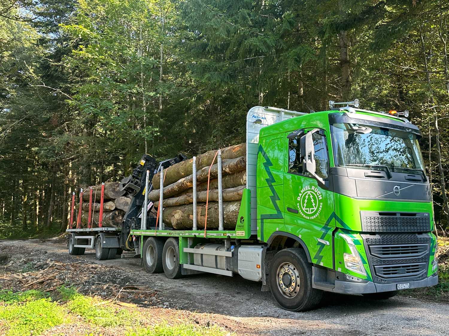 Entreprise forestiere Daniel Ruch transports bois 3