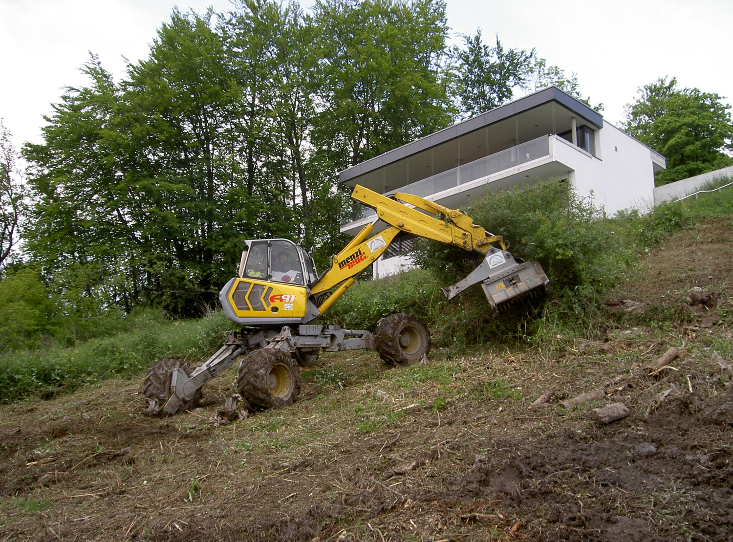 Entreprise forestiere Daniel Ruch broyage 2