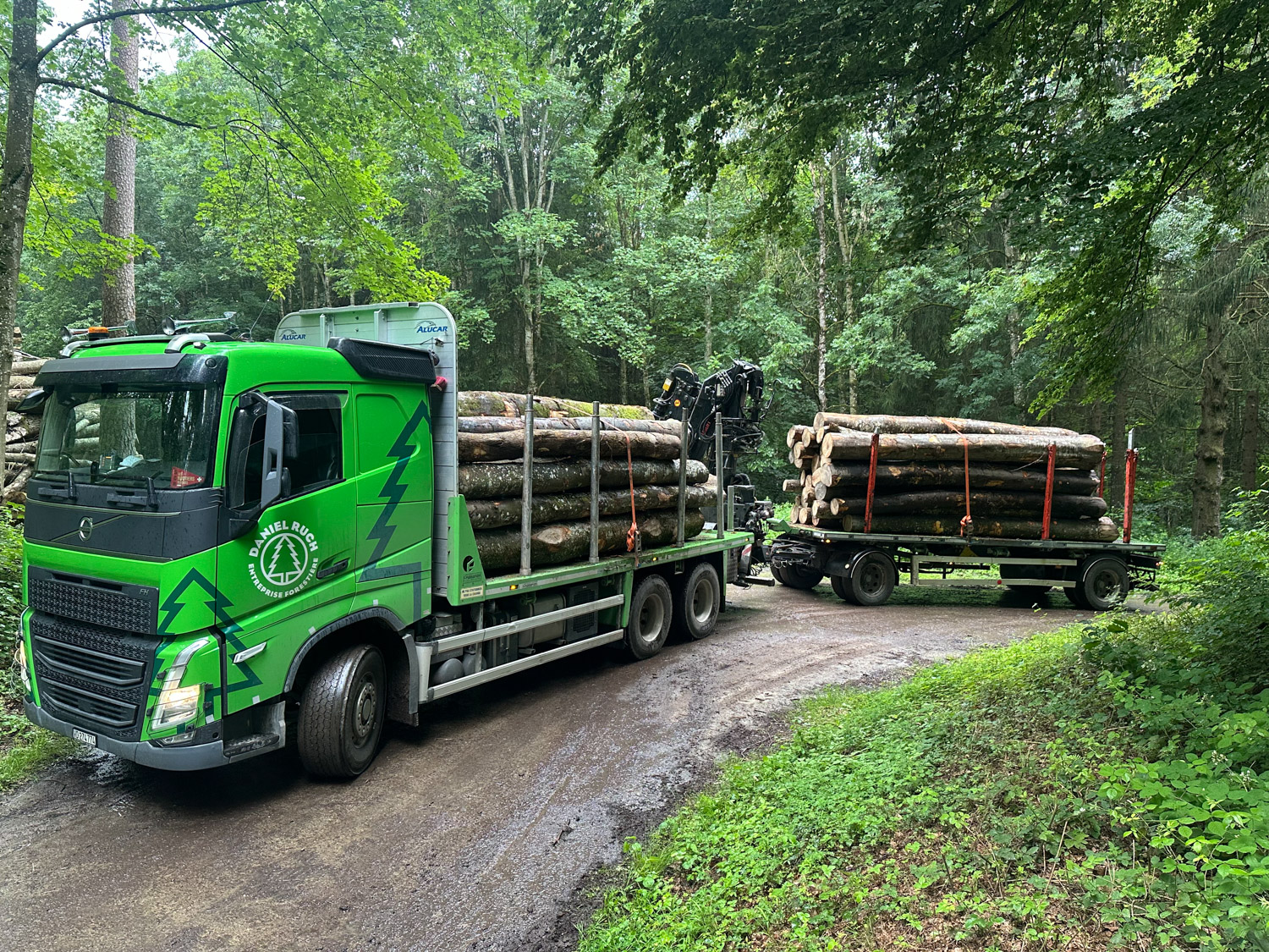 Entreprise forestiere Daniel Ruch transports bois 1